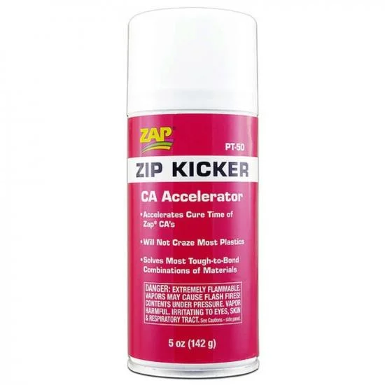 Zap Zip Kicker - Cyano Activator/Accelerator- 5oz Aerosol Can (PT50) &mdash; image 2 of 3