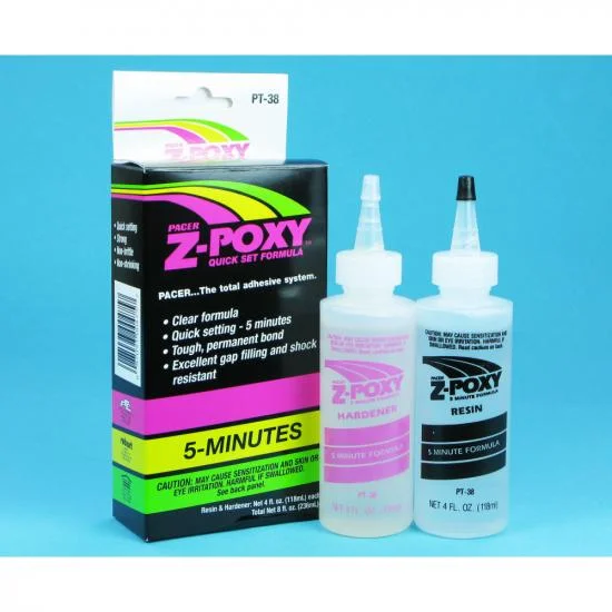 Z-POXY 5-MIN 8oz (6) PT38 &mdash; image 2 of 2