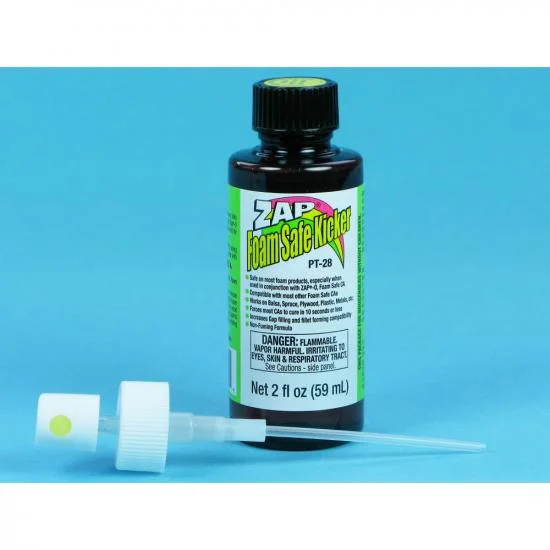 ZAP Zip Kicker Foam Safe Cyano Superglue Activator - PT28 59ml Spray - Box of 12 — image 2 of 3