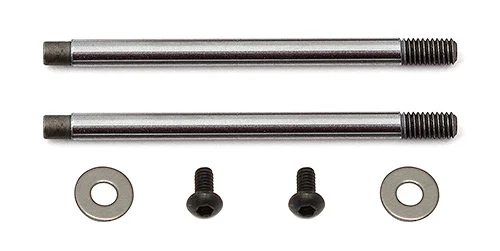 Team Associated FT 3X23 Shock Shaft V2 - Chrome — image 1 of 2