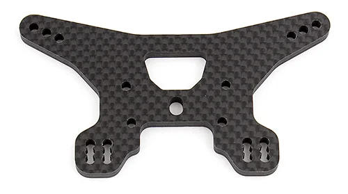 Team Associated B64 Rear Shock Tower - Woven Carbon Fibre — image 1 of 2
