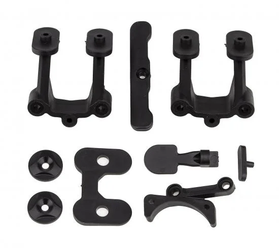 Team Associated RC10B74.2 Rear Body Mount/Wing Mounts/Bumper — image 1 of 2