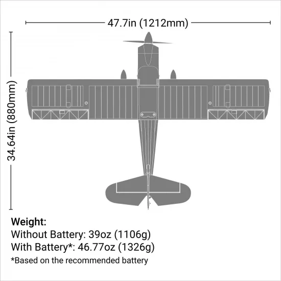 E Flite Super Decathlon 1.2m - PNP &mdash; image 19 of 31