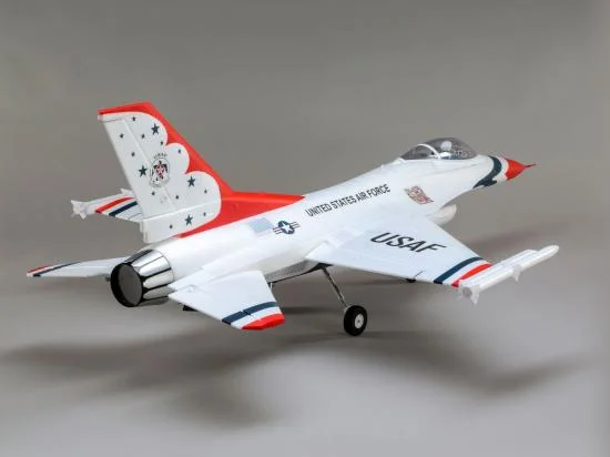 E Flite F-16 Thunderbirds 70mm EDF Jet AS3X - BNF Basic — image 4 of 6