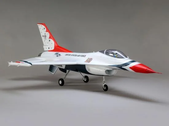 E Flite F-16 Thunderbirds 70mm EDF Jet AS3X - BNF Basic — image 5 of 6