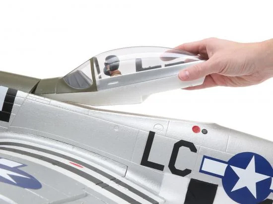 E Flite P-51D Mustang 1.2m - BNF Basic with AS3X and SAFE Select — image 6 of 6