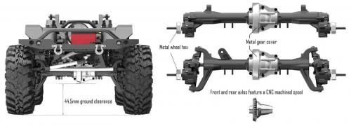 Redcat RC Scout II Crawler Gen8 - Blue — image 6 of 6