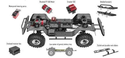 Redcat RC Scout II Crawler Gen8 - Blue — image 2 of 6