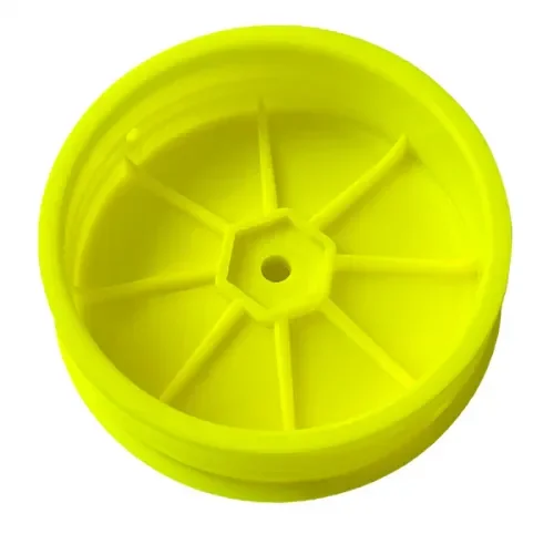 ABM 1:10 Buggy 2WD Front Wheels - Yellow (10) — image 5 of 5