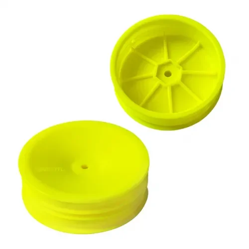 ABM 1:10 Buggy 2WD Front Wheels - Yellow (2) — image 3 of 4