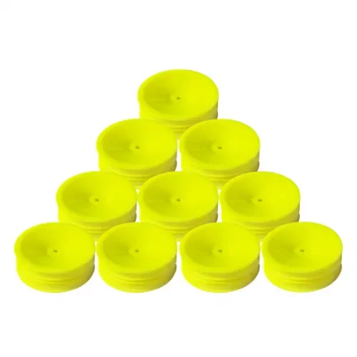 ABM 1:10 Buggy 2WD Front Wheels - Yellow (10) — image 1 of 5