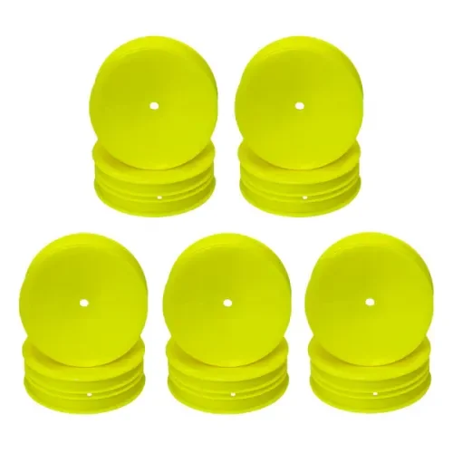 ABM 1:10 Buggy 2WD Front Wheels - Yellow (10) — image 4 of 5