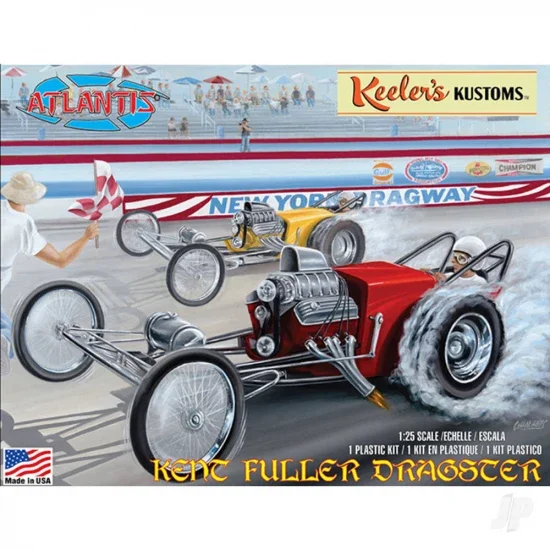 Atlantis Models Keelers Kustoms Kent Fuller Dragster 1/25 — image 1 of 5