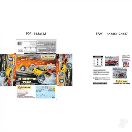 Atlantis Models Keelers Kustoms Competition T Roadster Pickup — image 3 of 4