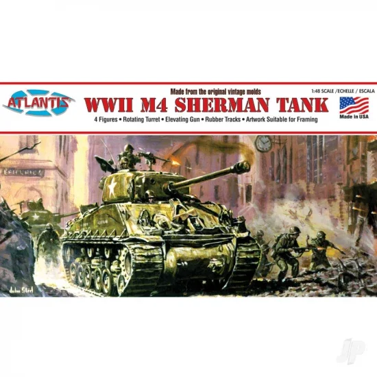 Atlantis Models WWII Sherman Tank — image 1 of 2