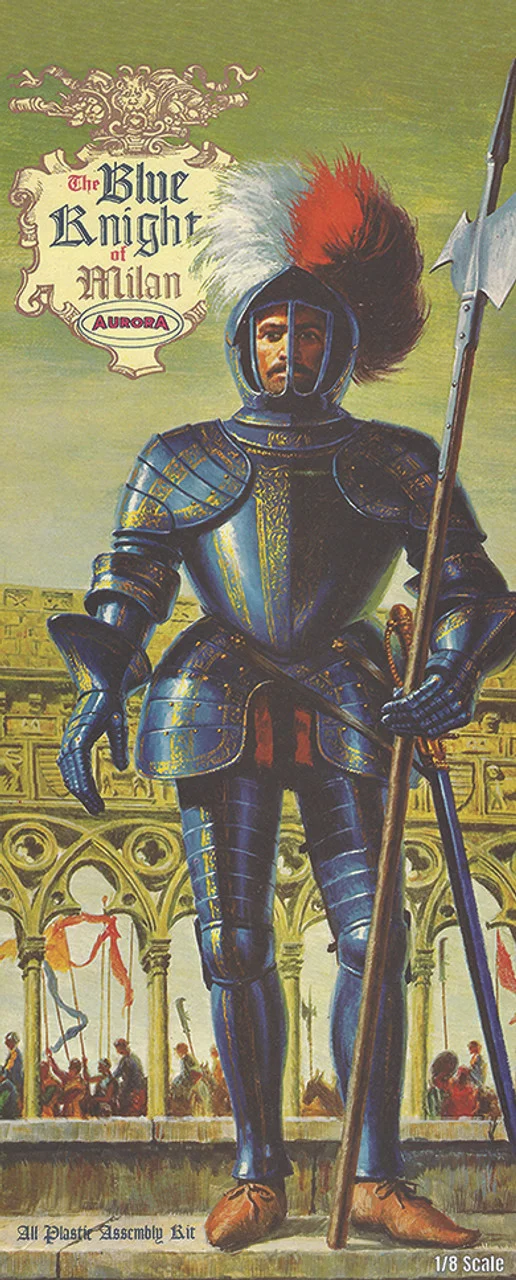 Atlantis Models Blue Knight of Milan 1:8 Atlantis Aurora — image 3 of 3