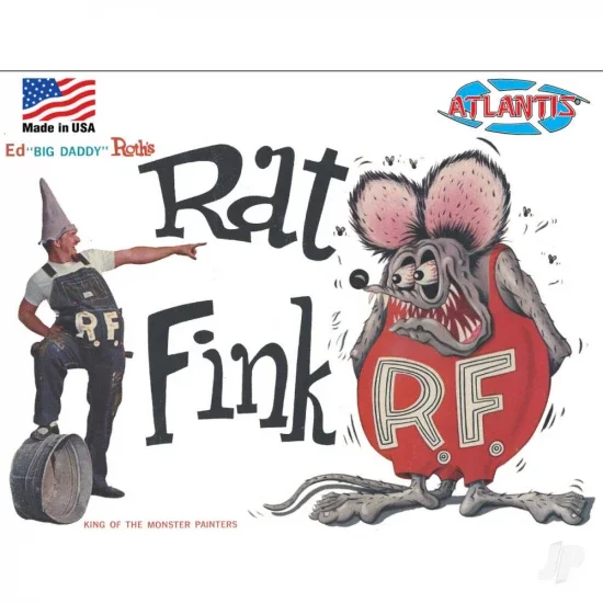 Atlantis Models Ed Big Daddy Roth Rat Fink Model Kit — image 1 of 2