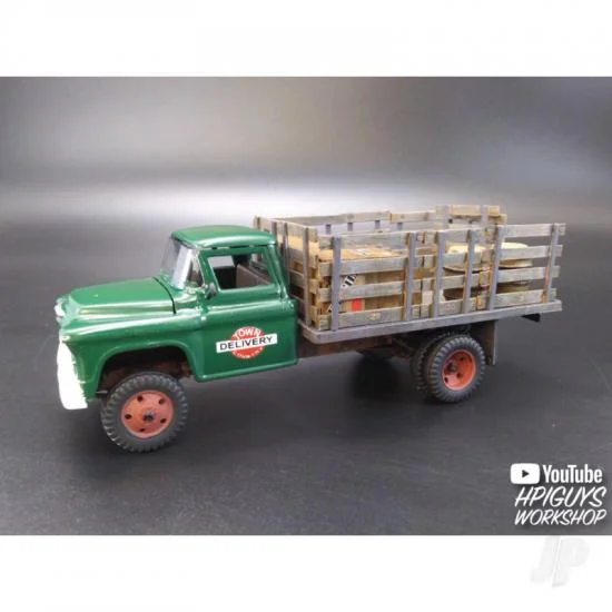 Atlantis Models 1:48 1955 Chevy Stake Truck with Glass — image 2 of 5