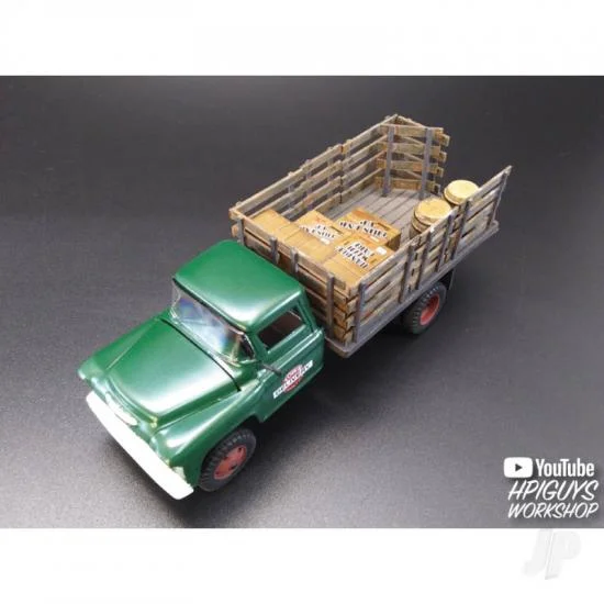 Atlantis Models 1:48 1955 Chevy Stake Truck with Glass — image 3 of 5