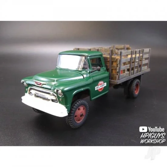 Atlantis Models 1:48 1955 Chevy Stake Truck with Glass — image 5 of 5
