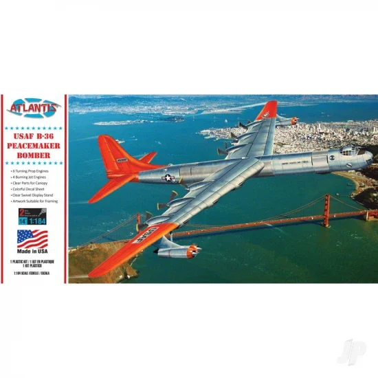 Atlantis Models 1:184 B-36 Prop Jet Peacemaker with Swivel Stand — image 2 of 9