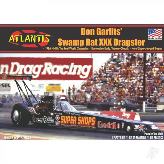 Atlantis Models Don Garlits Swamp Rat XXX Rear Engine Dragster 1/25 — image 1 of 2