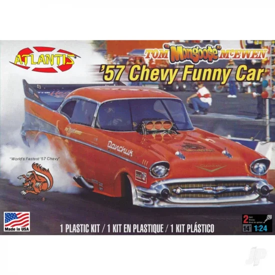 Atlantis Models 1:24 Tom McEwen 57 Chevy Funny Car — image 1 of 6