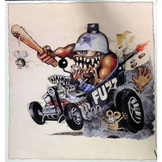 Atlantis Models Fred Flypogger as Superfuzz Stanley Mouse — image 1 of 3