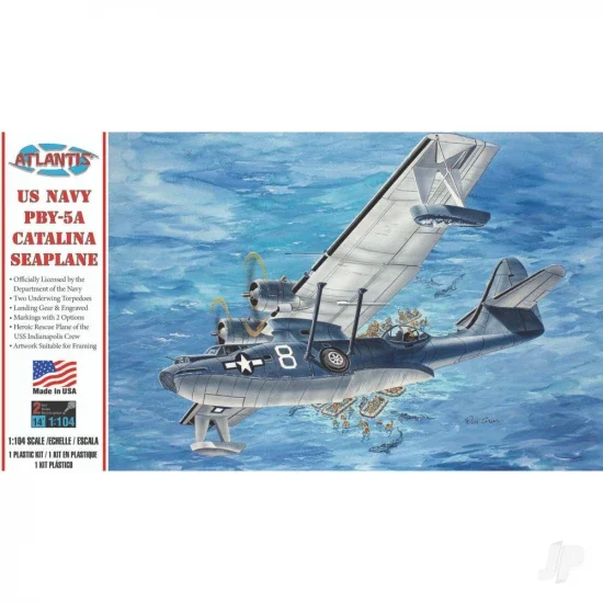 Atlantis Models 1:104 PBY-5A Catalina US NAVY Seaplane — image 3 of 3