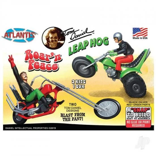 Atlantis Models Roarn Peace + Leap Hog Snaps 2 Pack Tom Daniel (4 colors) — image 2 of 6