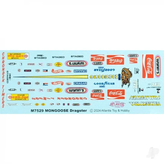 Atlantis Models Tom Mongoose McEwen Rear Engine Dragster 1/24 — image 7 of 7