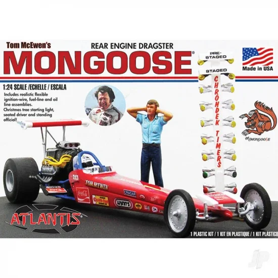 Atlantis Models Tom Mongoose McEwen Rear Engine Dragster 1/24 — image 1 of 7