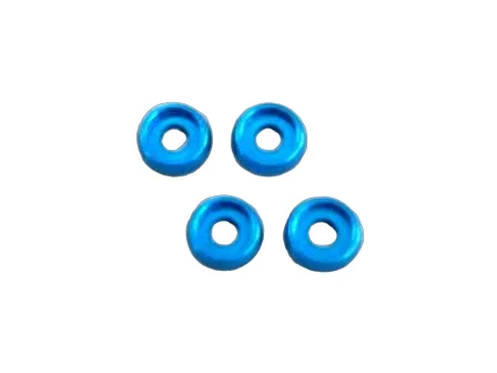 M3 Flat Head Washer (4) Light Blue — image 1 of 3