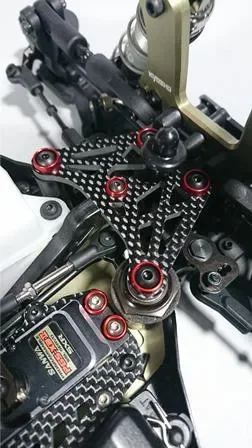 M4 Flat Head Washer (4) Red — image 2 of 2
