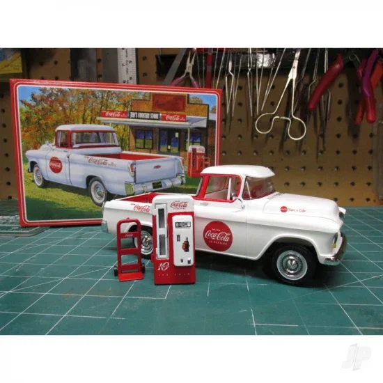 AMT 1955 Chevy Cameo Pickup (Coca-Cola) &mdash; image 3 of 7