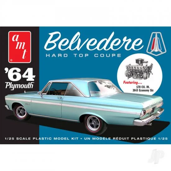 AMT 1964 Plymouth Belvedere (w/Straight 6 Engine) 2T — image 1 of 5
