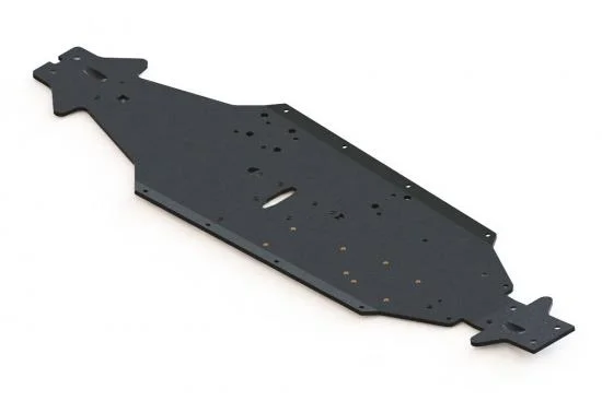 ARAC3738 Arrma Aluminium Chassis Lwb (Black) &mdash; image 2 of 2
