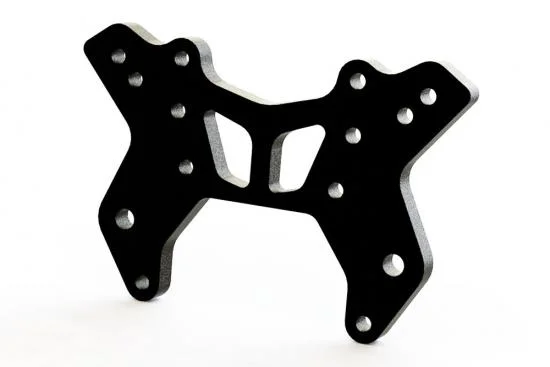 ARAC9076 Arrma Aluminium Front Shock Tower Rs (Black) — image 2 of 2