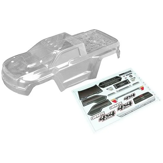ARAC3337 Arrma Body Clear With Decals Granite 4X4 — image 1 of 3