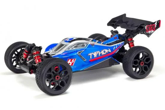 ARAC3323 Arrma Body Blue Painted W/Decals Typhon 6S BLX &mdash; image 2 of 7