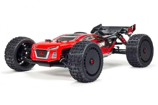 ARAC3324 Arrma Body Red/Black Painted W/Decals Talion 6S BLX — image 2 of 6
