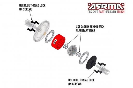 Arrma Metal Diff Case — image 2 of 3
