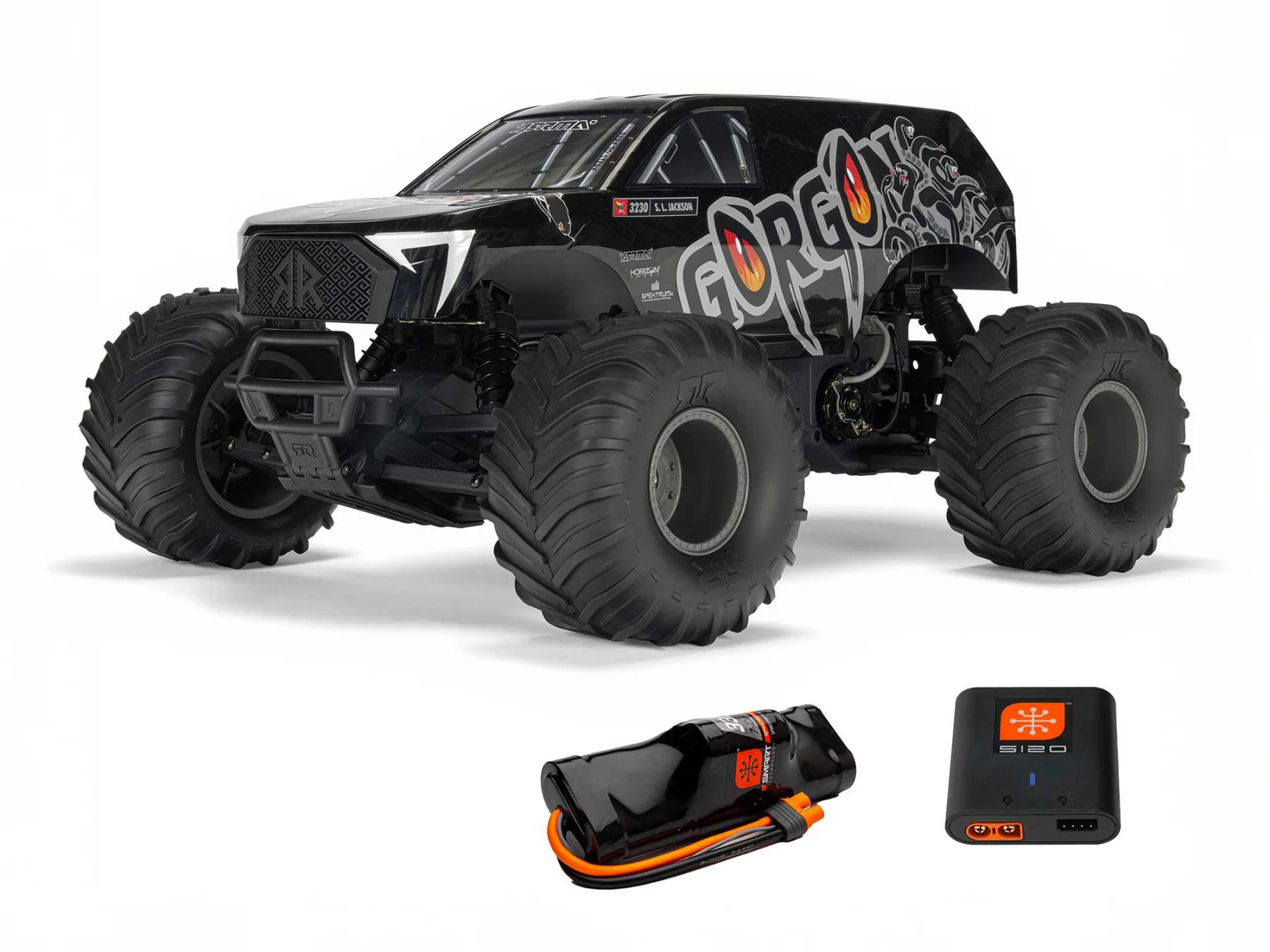Arrma Gorgon MT - RTR With Battery + Charger - Gun Metal