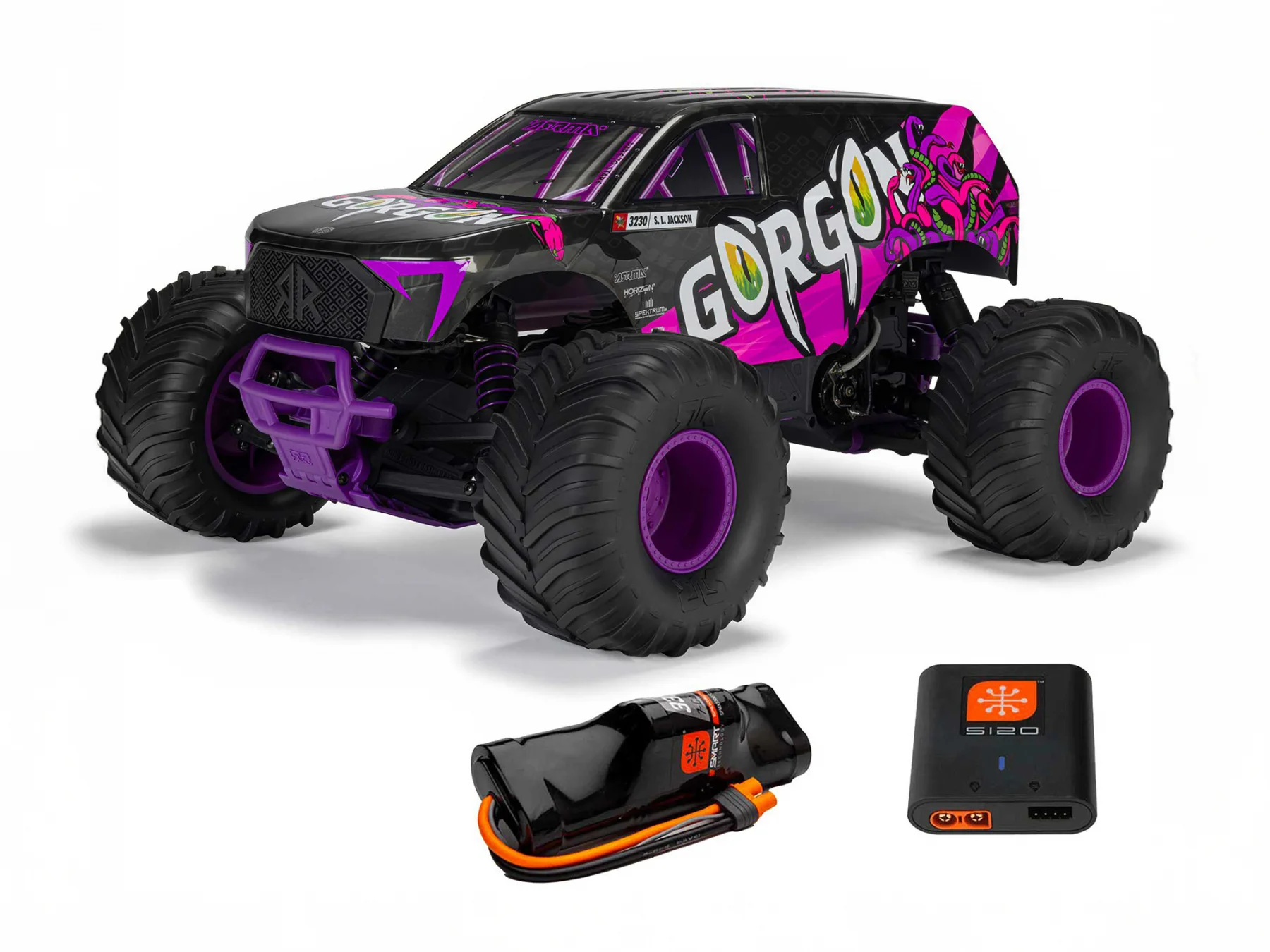 Arrma Gorgon MT - RTR With Battery + Charger - Purple