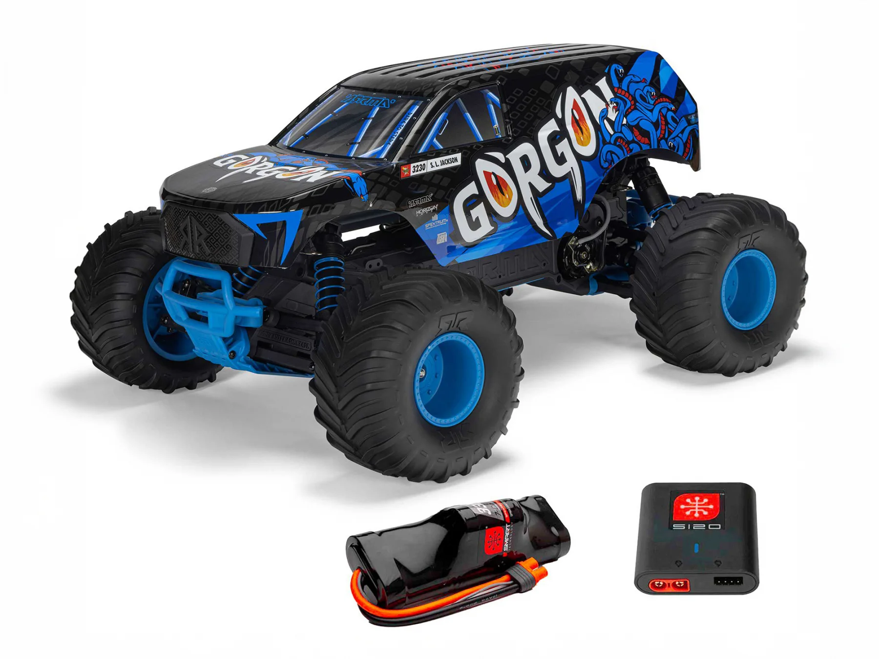 Arrma Gorgon MT - RTR With Battery + Charger - Blue