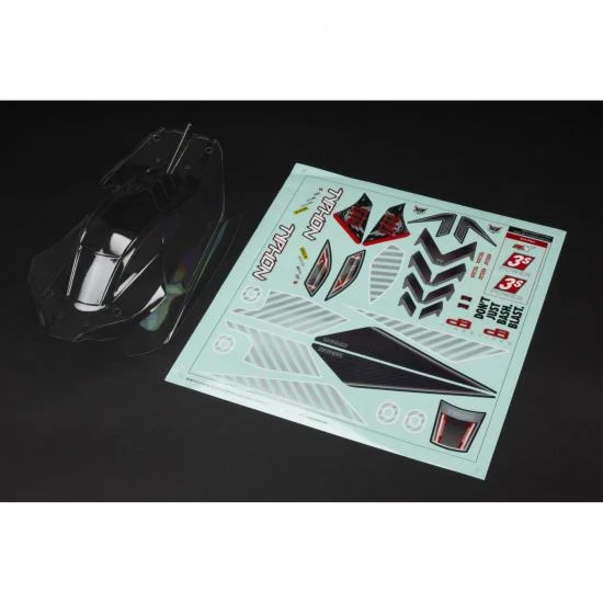 AR402270 Typhon 4x4 Clear Body with Decals — image 1 of 3