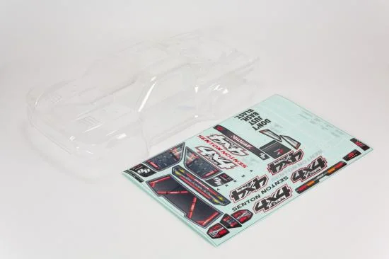Senton 4X4 Clear Body w/Decals And Window Masks &mdash; image 2 of 2