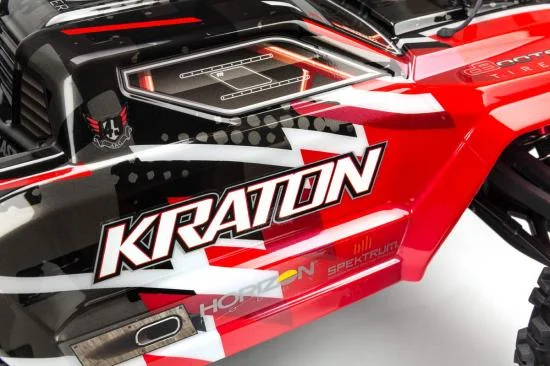 Arrma Kraton 6S Pre Painted and Decaled Bodyshell - Red &mdash; image 2 of 3
