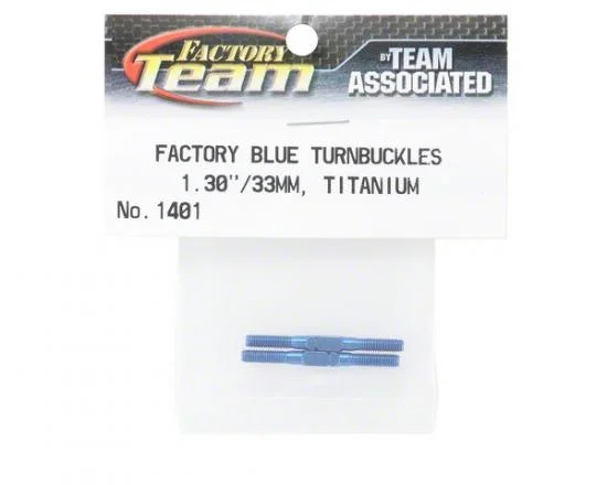 FT Blue Titanium Turnbuckles - 1.30 Inch/33mm &mdash; image 2 of 3
