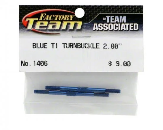 FT Blue Titanium Turnbuckles - 2.00 Inch/51mm &mdash; image 2 of 3